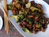 Mongolian black pepper beef broccoli