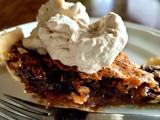 Our pecan pie with Coffee Scented Whipped Cream