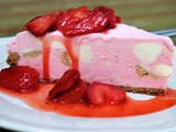 Strawberry Cheesecake Ice Cream Pie