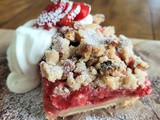 Strawberry shortbread bars