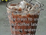 Tuesday Tip: How to Make Iced Coffee (without watering it down)