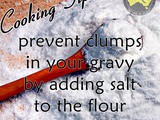 Tuesday Tip: Smooth Gravy