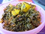 Aloo Methi/Fenugreek and Potato