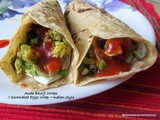 Anda Bhurji Wraps/ Scrambled Eggs Wrap ~Indian style