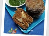 Cheese Stuffed Rajma Cutlets