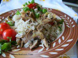 Lemony Mushroom Pulao