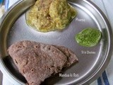 Mandua ki Roti, Phansu and Til ki Chutney~Indian State: Uttarakhand