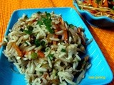 Nasi Goreng (Indonesian Fried Rice with Vegetables)