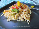 Noodles with Stir-Fried Chilli Vegetables