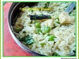 Peas and Tofu Pulao