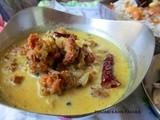 Punjabi Kadhi  Pakora with Jeera Rice~Indian State Punjab