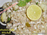 Sabudana-che-Khichdi or Sago ~ with Onion