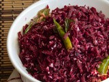 Beetroot Poriyal | Beet stir fry