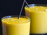 Mango Lassi with rose water