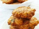 Baked Cauliflower Fritters