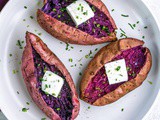 Baked Purple Sweet Potatoes