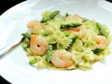 Farfalle Pasta with Prawn and Asparagus