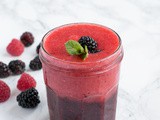 Frozen Double Berry Smoothie