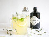 Gin Lemon with Thyme and Basil