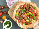 Heritage Tomato Phyllo Tart