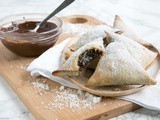 Homemade Nutella and Coconut Samosas