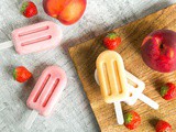 Nectarine Strawberry Smoothie Popsicles