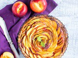 Nectarine Tart {Dairy-free}