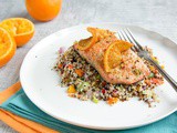 Pan-seared Orange Honey Salmon