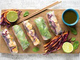 Vietnamese Salmon Summer Rolls