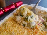 Brussels Sprout and Bacon Gratin