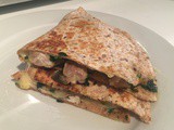 Garlic chicken quesadillas – my contribution to Voucherbox’s new e-cookbook