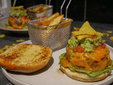 Nacho Burger with Guacamole