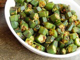 Bhindi Bhaja Recipe | How to make stir fried Okra | No Onion No Garlic