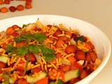 Black chickpea salad | kala chana chaat