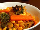 Broccoli carrot and corn masala curry