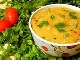 Radish Greens Masoor Dal | Pressure Cooker Recipe