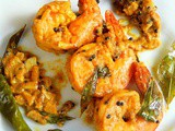 Spicy prawn yogurt curry | dahi chingudi recipe