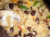 Brown Rice and Black Bean Casserole