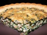 Sausage, Mushroom, Spinach Quiche