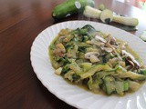 Courgetti (Zucchini Noodles) Without the Need of a Spiraliser