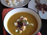 Sweet Potato & Zucchini Soup with Quatre-Epices