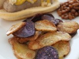 Oven Fried Salt and Vinegar Potato Chips