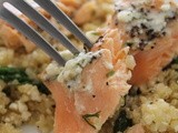 Salmon, Asparagus and Quinoa with Lemon Dill Vinaigrette