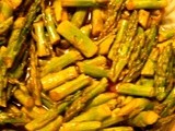 Oven roasted asparagus