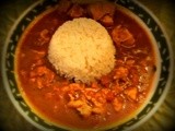 Pollo guisado con canela (cinnamon chicken stew)