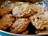Apple butter oatmeal raisin cookies