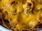 Bbq spaghetti bake