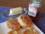 Big fluffy sweet potato biscuits