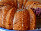 Blackberry coffee cake