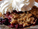 Blackberry crumble